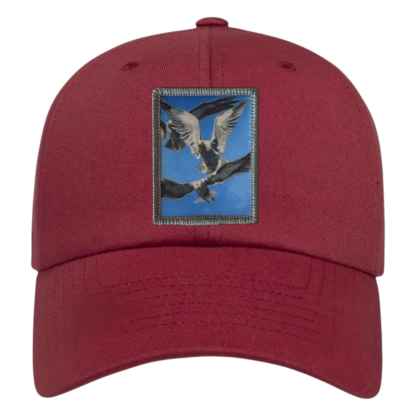 Flock Of Seagulls Dad Hat Hats FlynHats Eco-Washed Rose