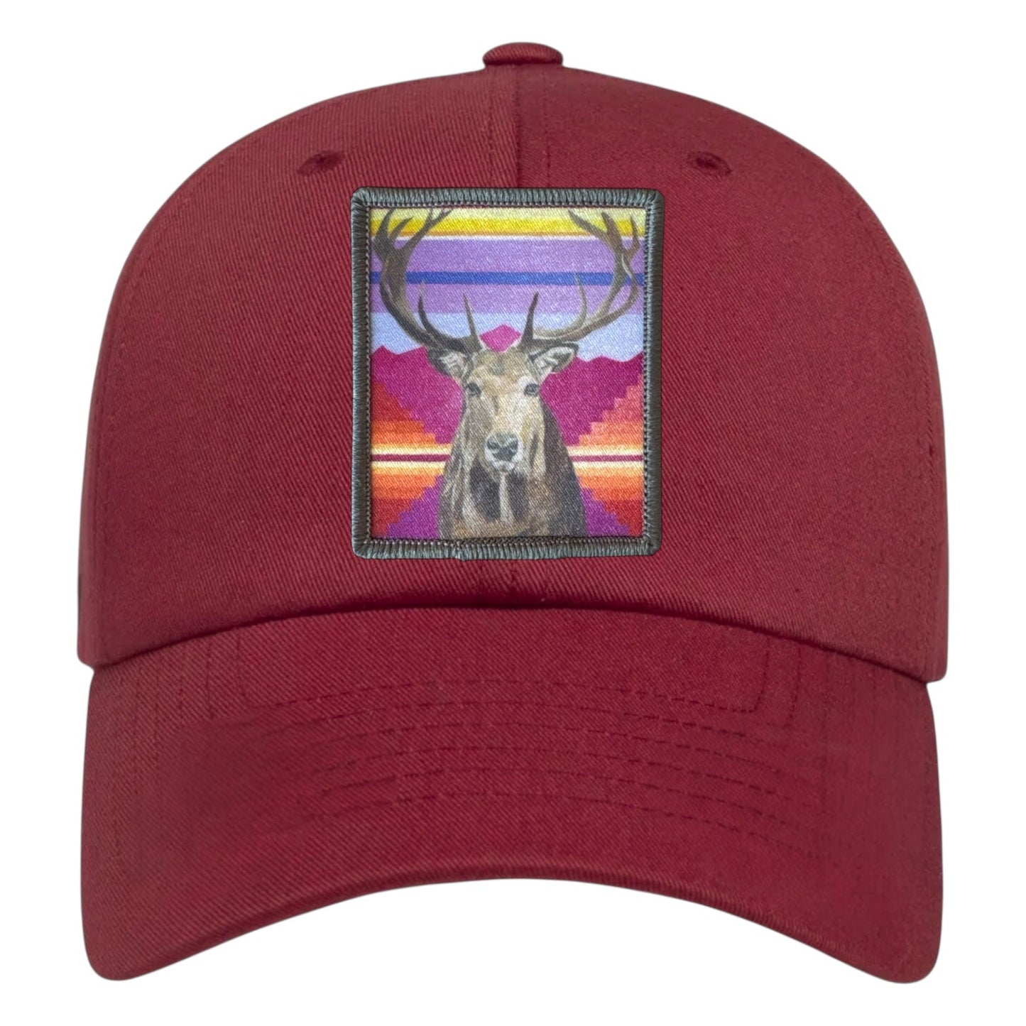 Elk Dad Hat Hats FlynHats Eco-Washed Rose