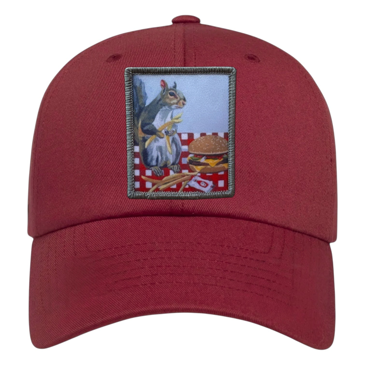Eco-Washed Rose Dad Hat Hats FlynHats Squirrel Burger