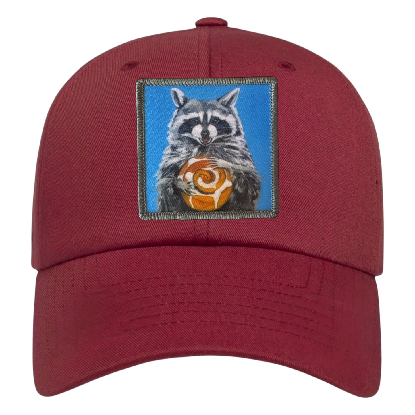 Cinnabun Bandit Dad Hat Hats FlynHats Eco-Washed Rose
