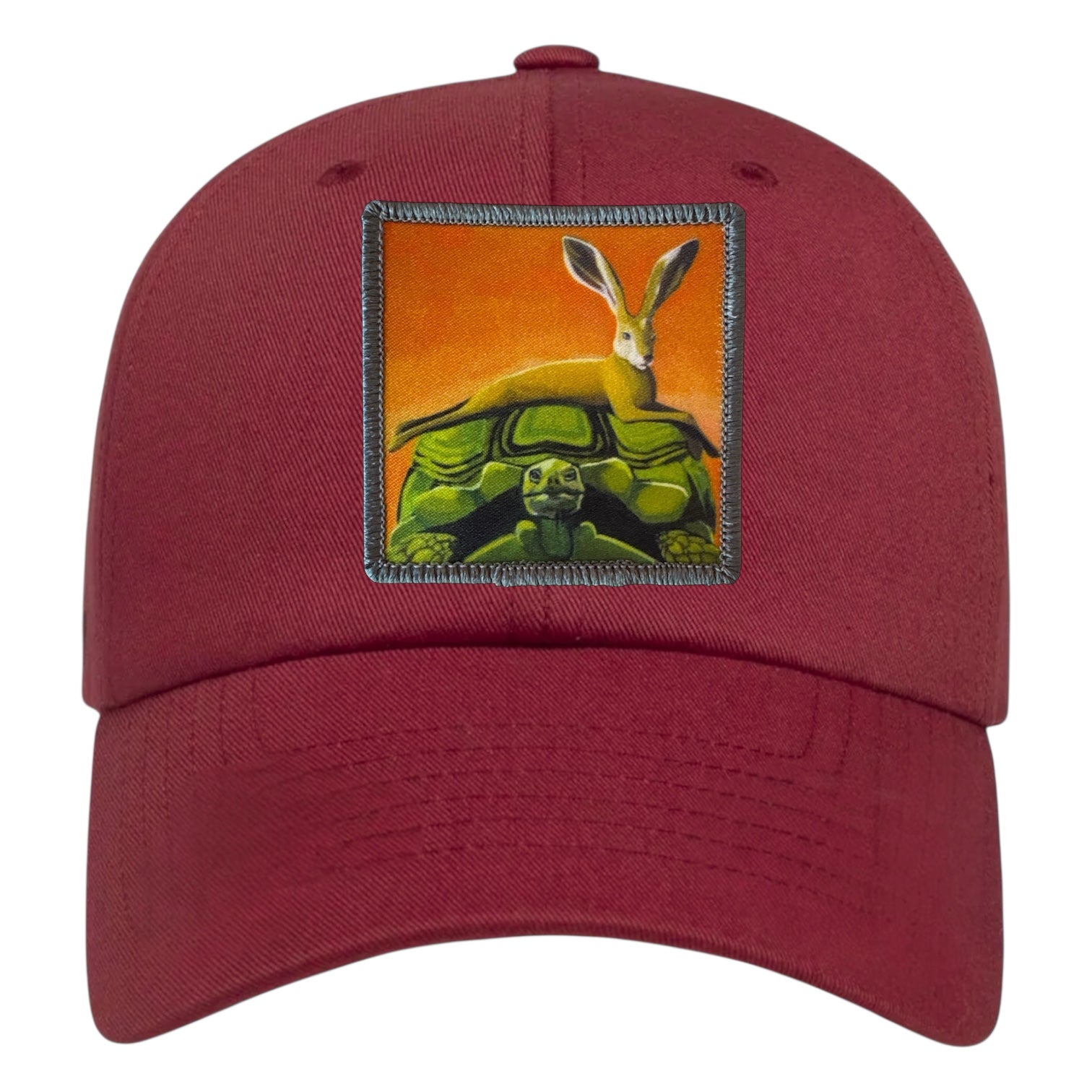 Eco-Washed Rose Dad Hat Hats FlynHats The Tortoise by a Hare