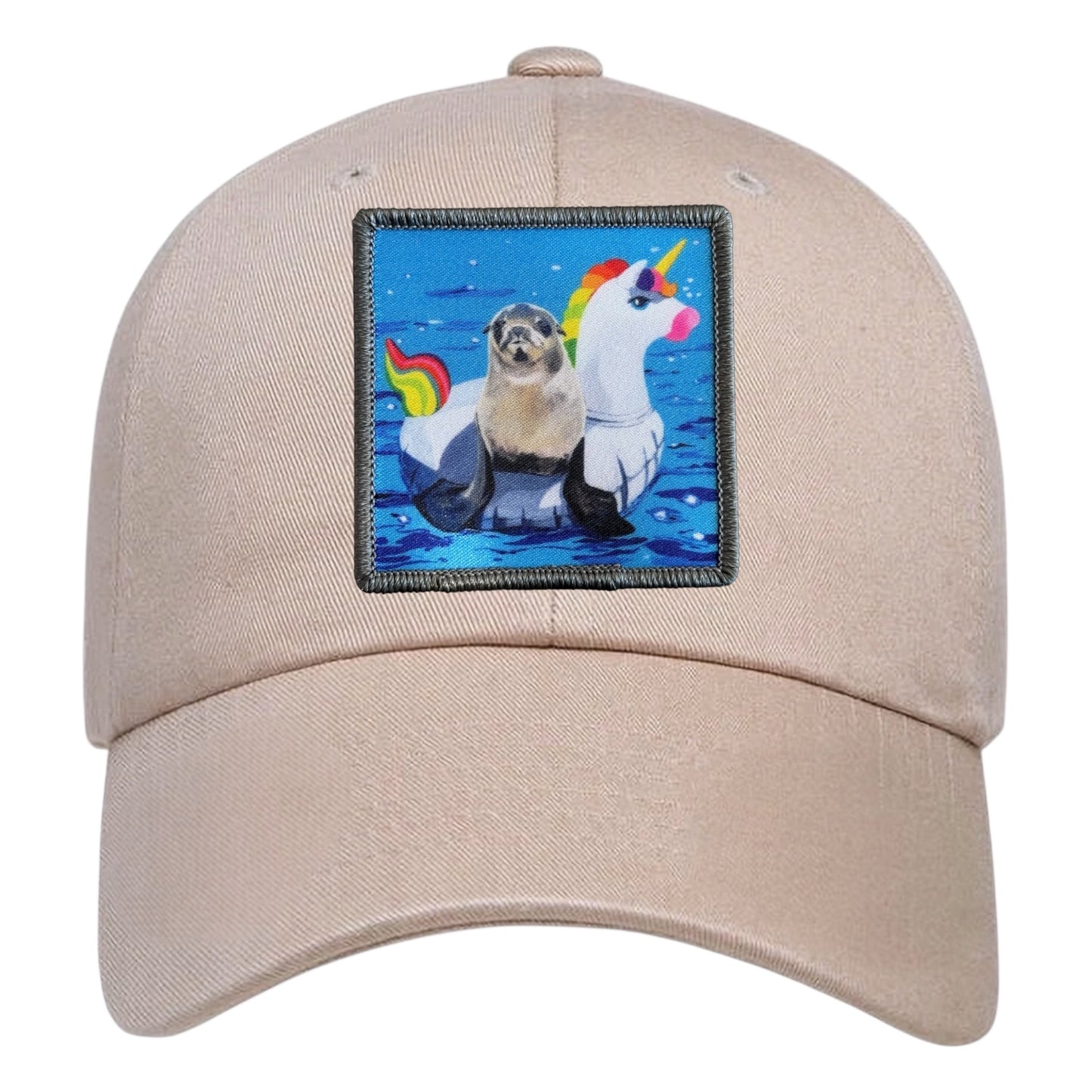 Eco-Washed Tan Dad Hat Hats FlynHats Unicorn Drifter