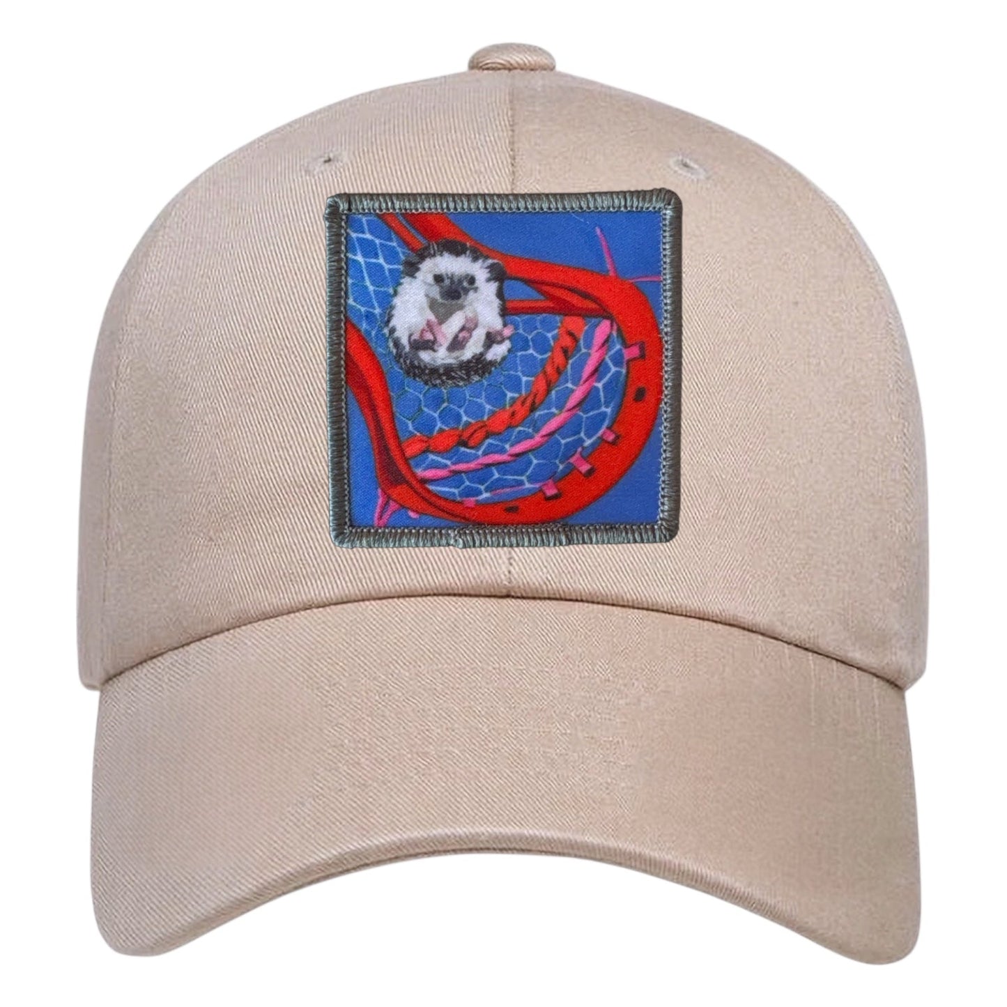 Ball Hog Dad Hat Hats FlynHats Eco-Washed Tan