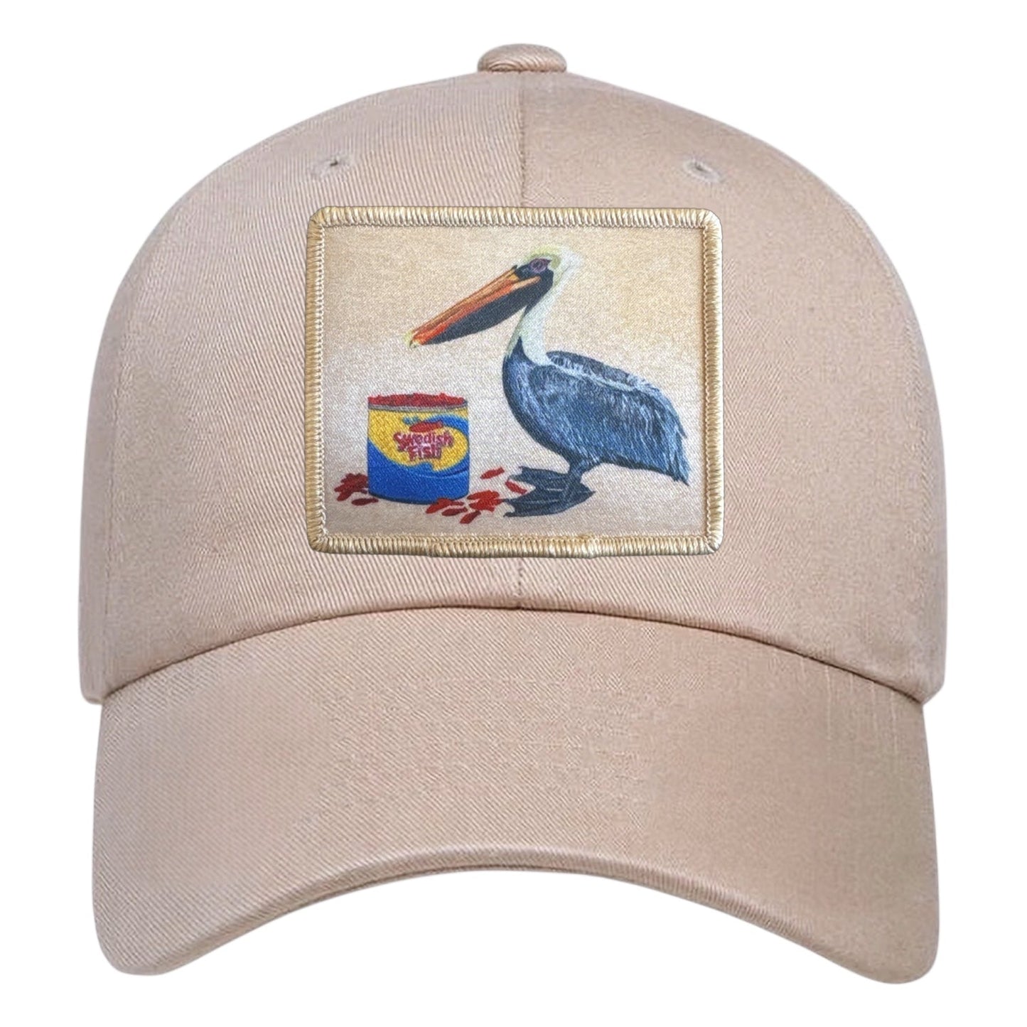 Gone Fishin' Dad Hat Hats FlynHats Eco-Washed Tan