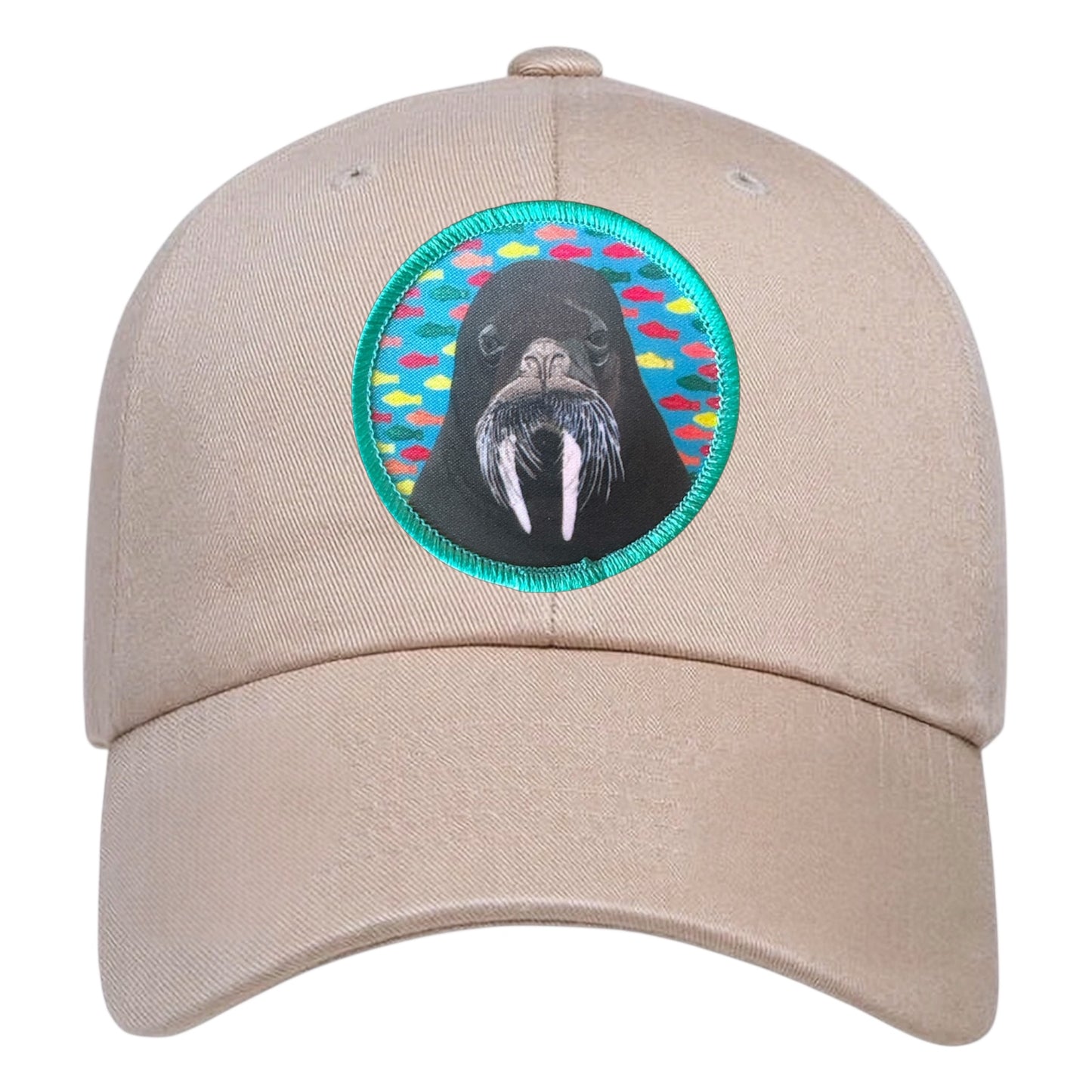 Eco-Washed Tan Dad Hat Hats FlynHats Walrus