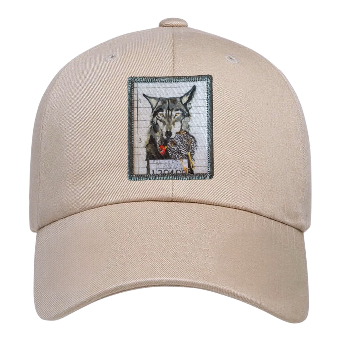 Eco-Washed Tan Dad Hat Hats FlynHats The Usual Suspects: Wolf
