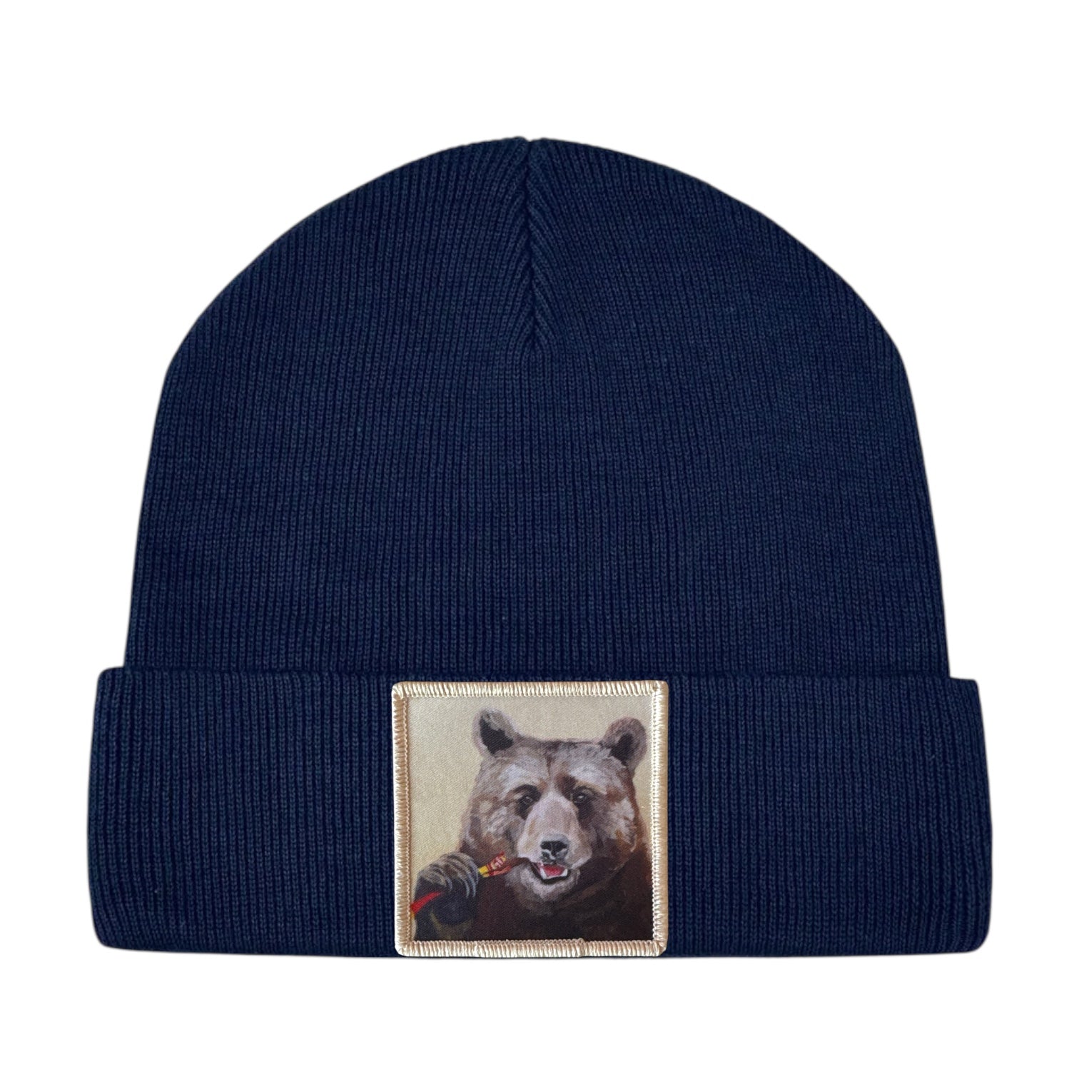Slim Jimmy Toddler Beanie FLYNhats Navy