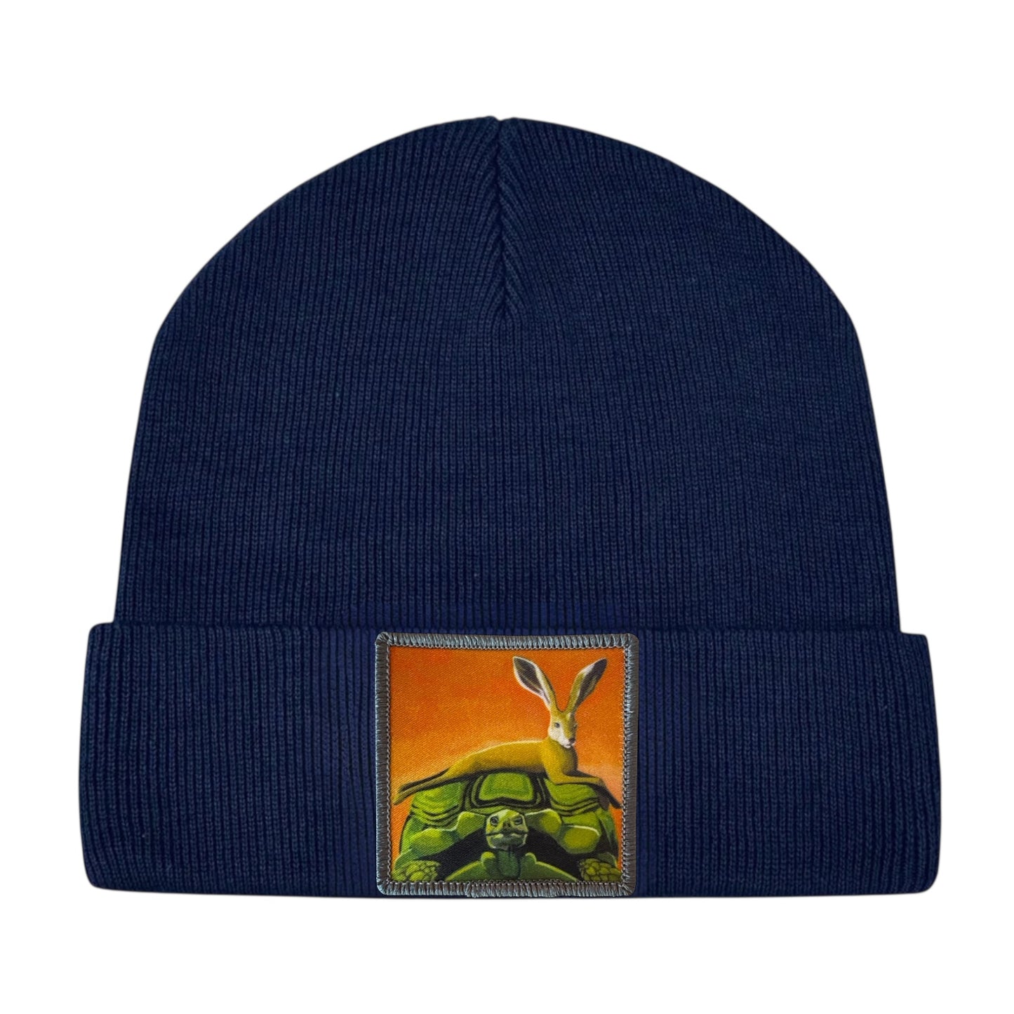 Tortoise by a Hare Toddler Beanie FLYNhats Navy