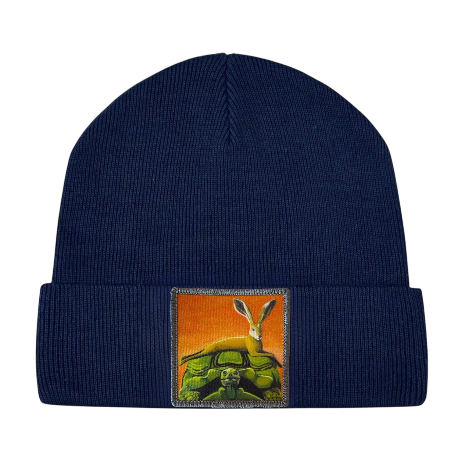 Tortoise by a Hare Toddler Beanie FLYNhats Navy