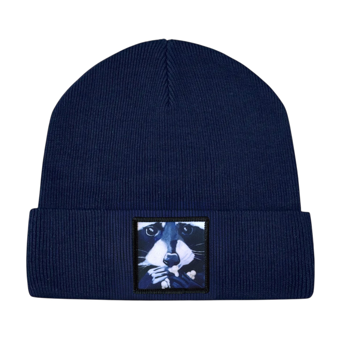 Raccoon POP Toddler Beanie FLYNhats Navy