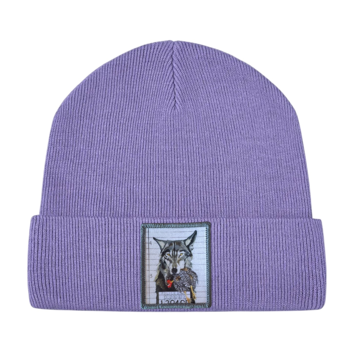 The Usual Suspects: Wolf Toddler Beanie FLYNhats Lilac