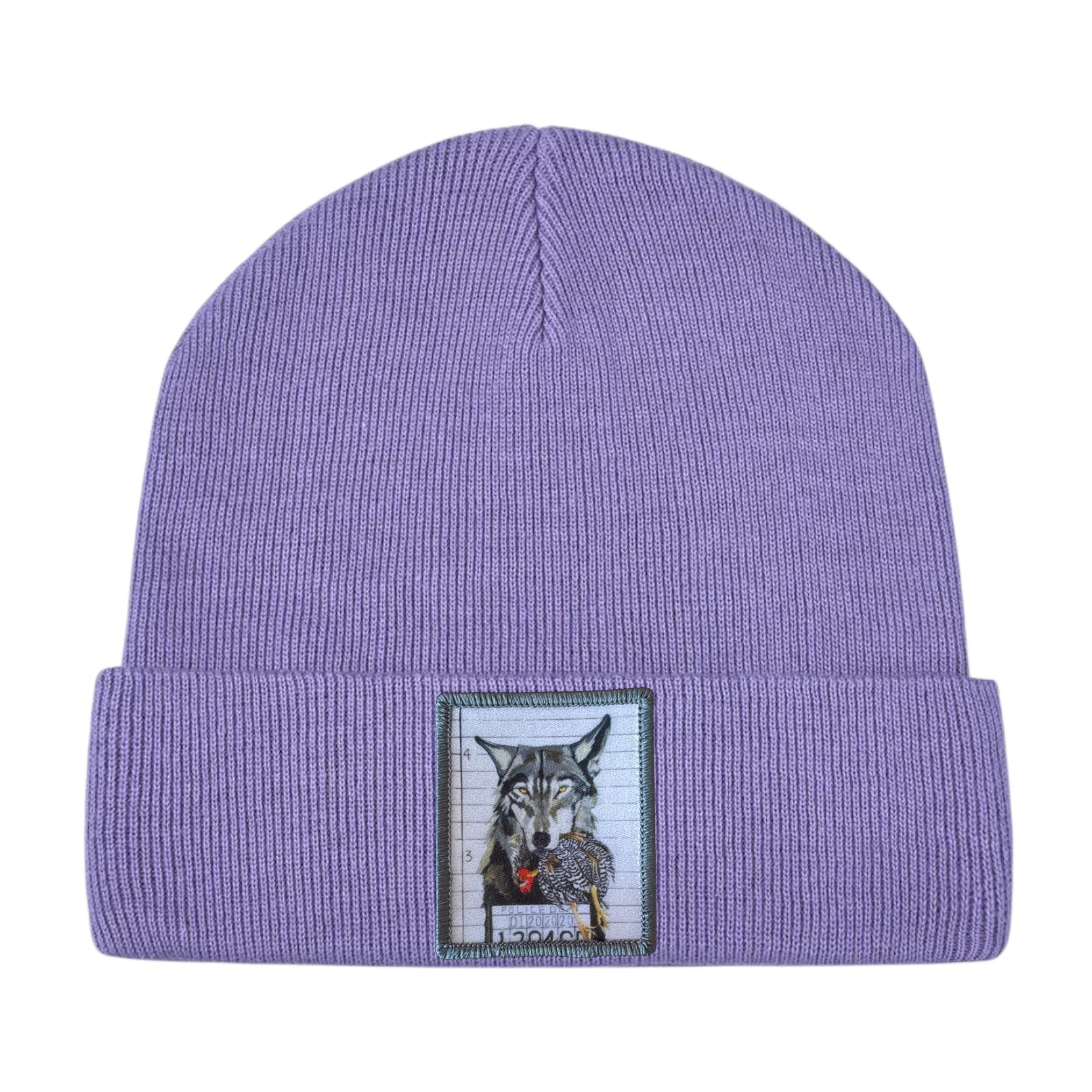 The Usual Suspects: Wolf Toddler Beanie FLYNhats Lilac