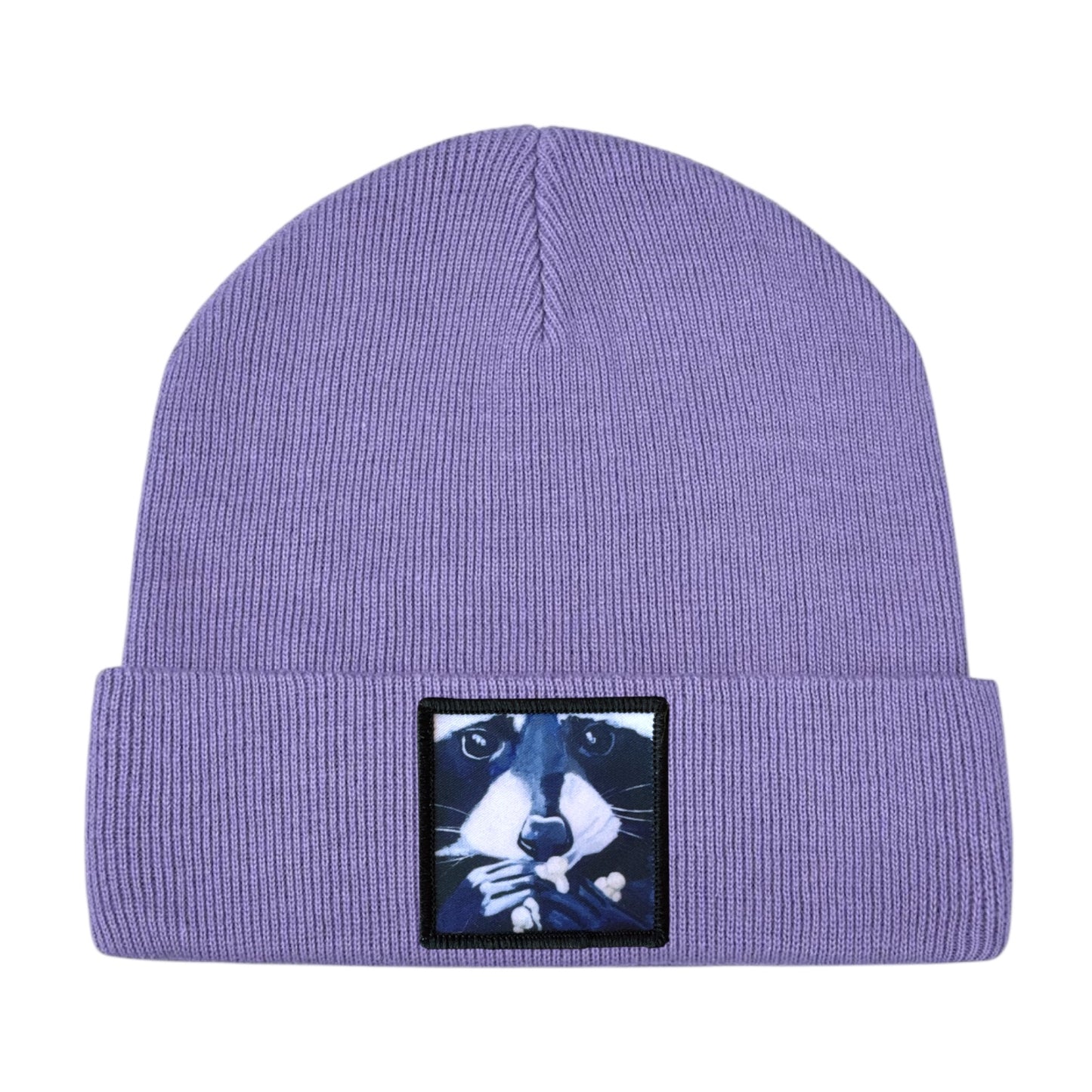 Raccoon POP Toddler Beanie FLYNhats Lilac