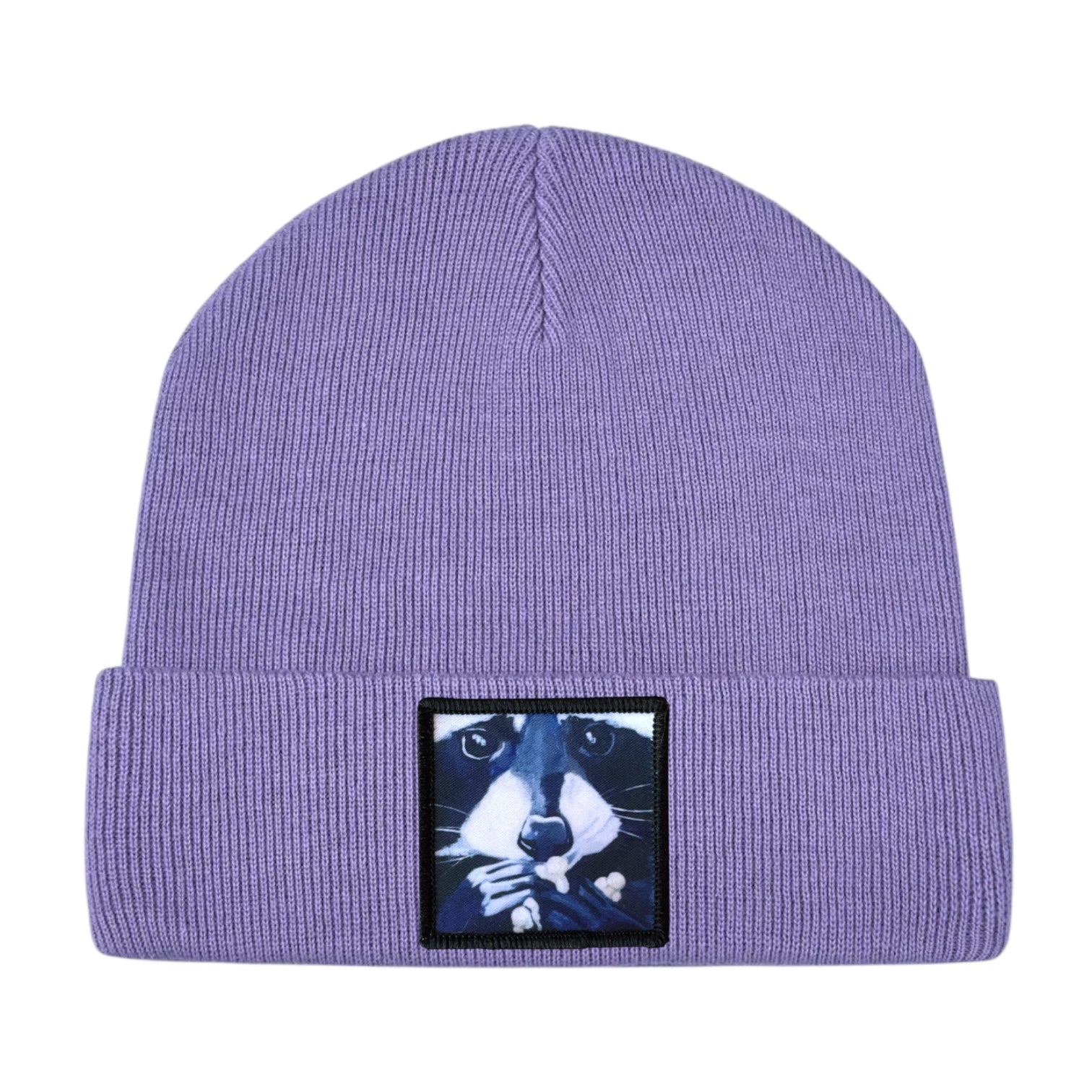 Raccoon POP Toddler Beanie FLYNhats Lilac