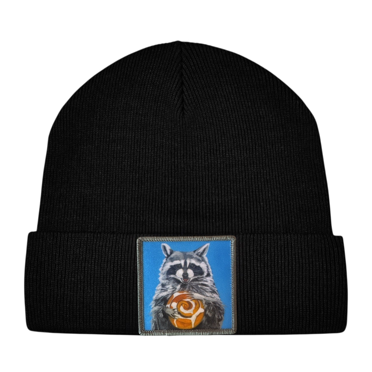 CINNABUN BANDIT Toddler Beanie FLYNhats Black