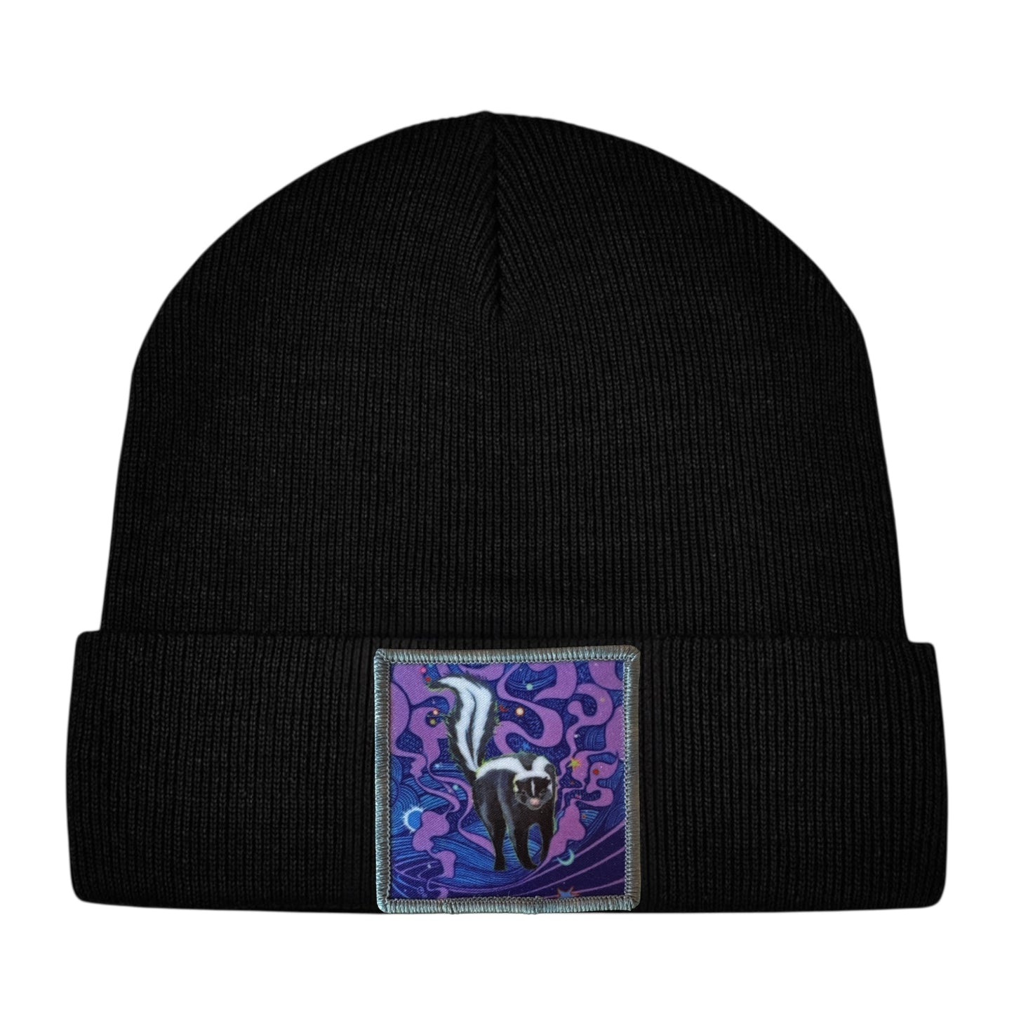 Skunky Haze Toddler Beanie FLYNhats Black