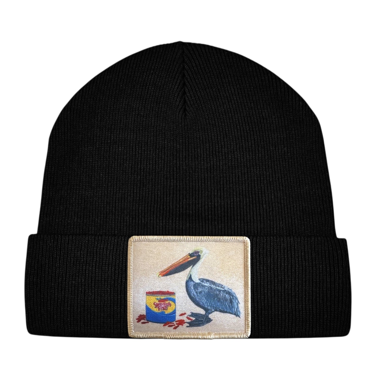 Gone Fishin' Toddler Beanie FLYNhats Black
