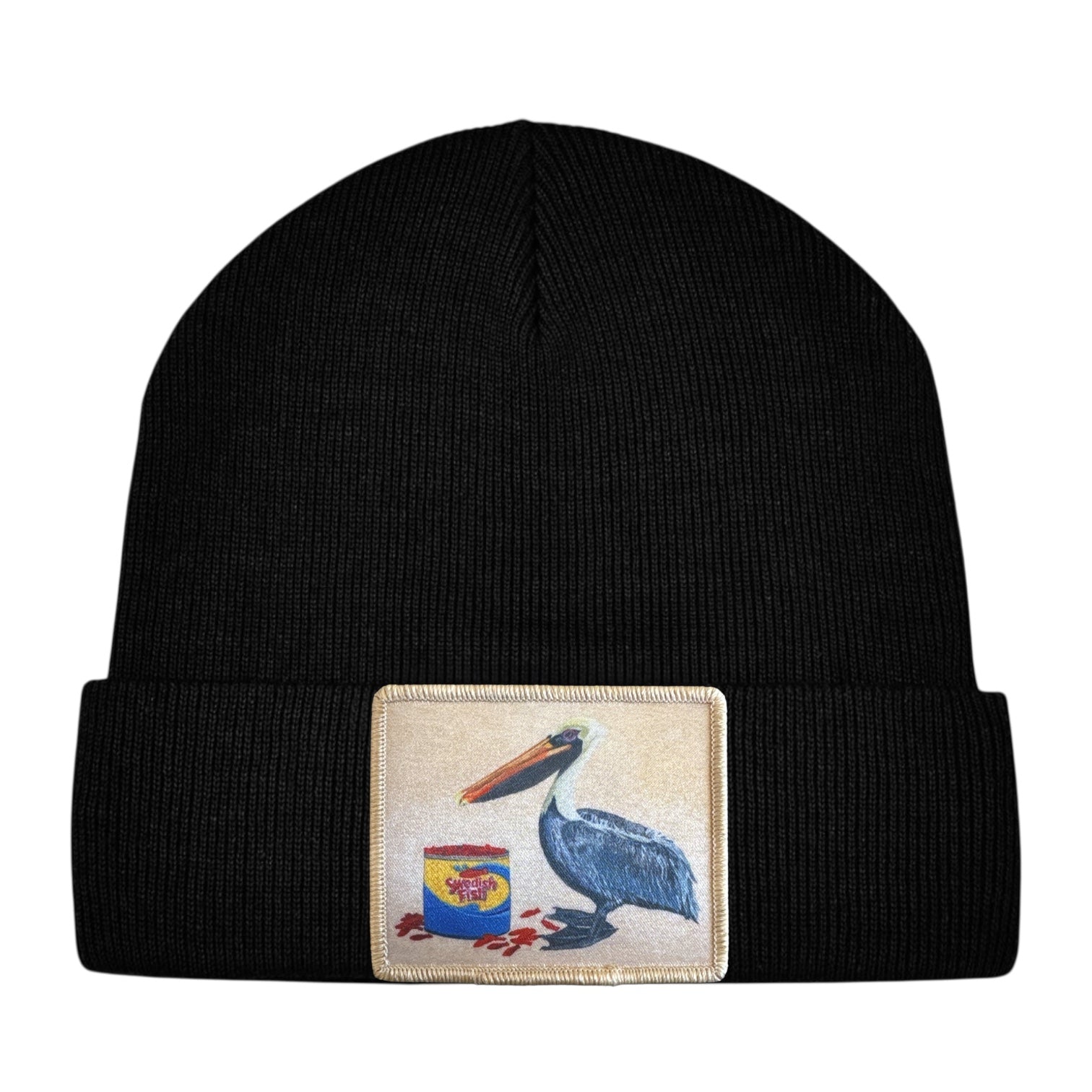 Gone Fishin' Toddler Beanie FLYNhats Black