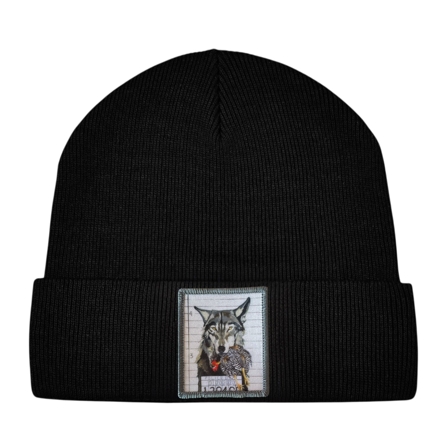 The Usual Suspects: Wolf Toddler Beanie FLYNhats Black