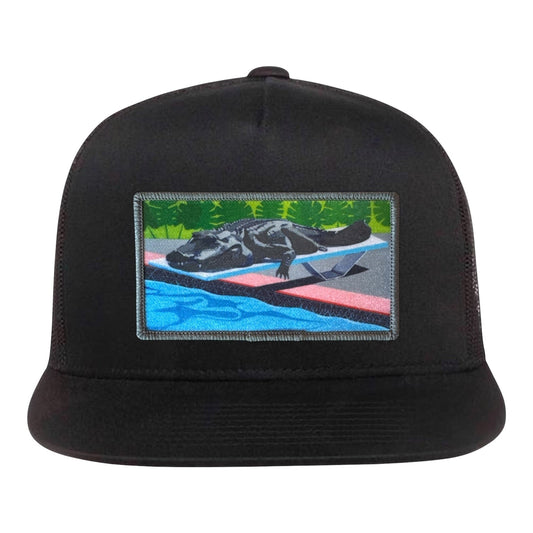 Pool Party Canceled 5 Panel Cap Hats FlynHats Black