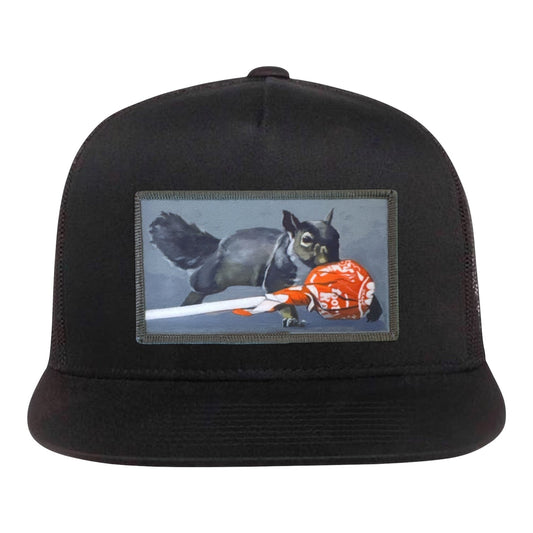 Secret Stash 5 Panel Cap Hats FlynHats Black