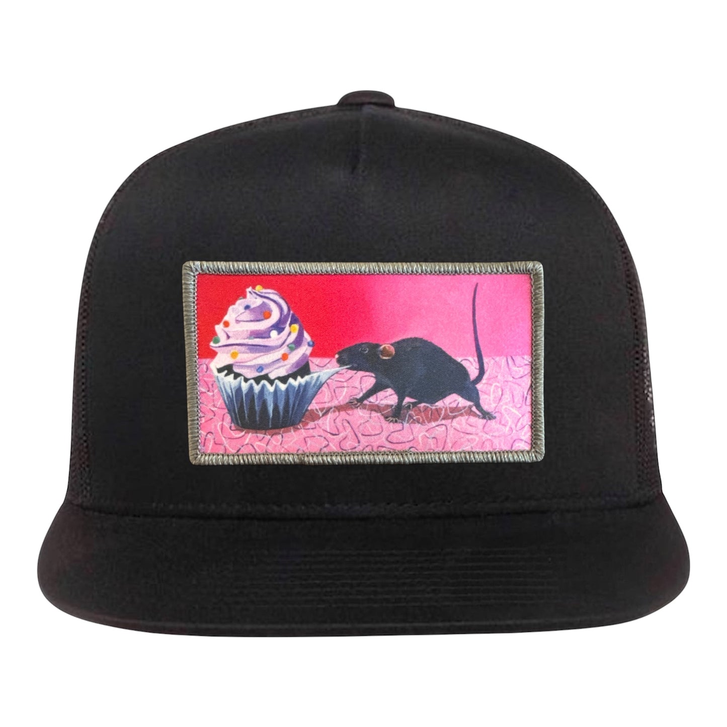 Black 5 Panel FlynHats Rats got my Cake
