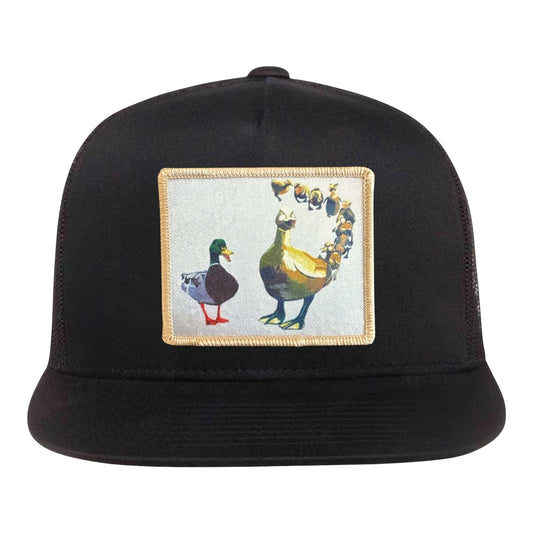 Make Way 5 Panel Cap Hats FlynHats Black