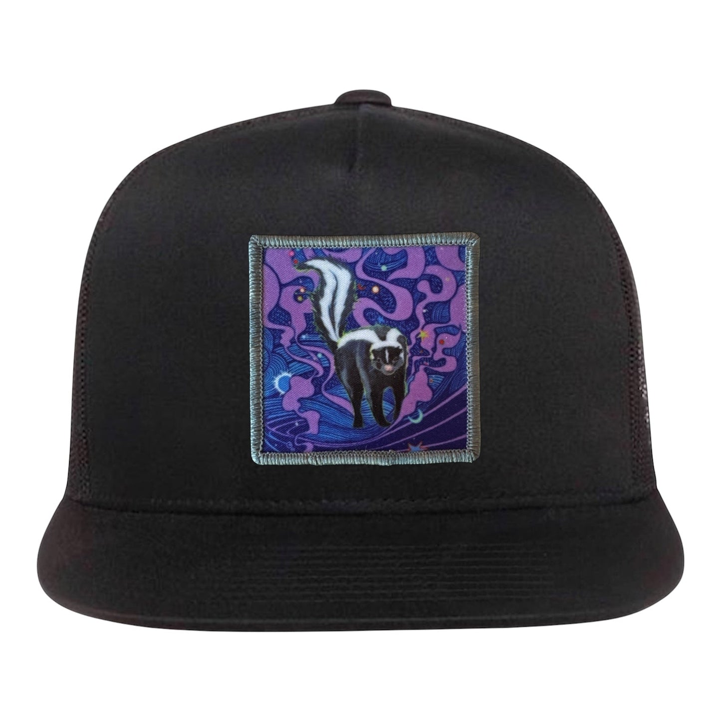 Skunky Haze 5 Panel Cap Hats FlynHats Black