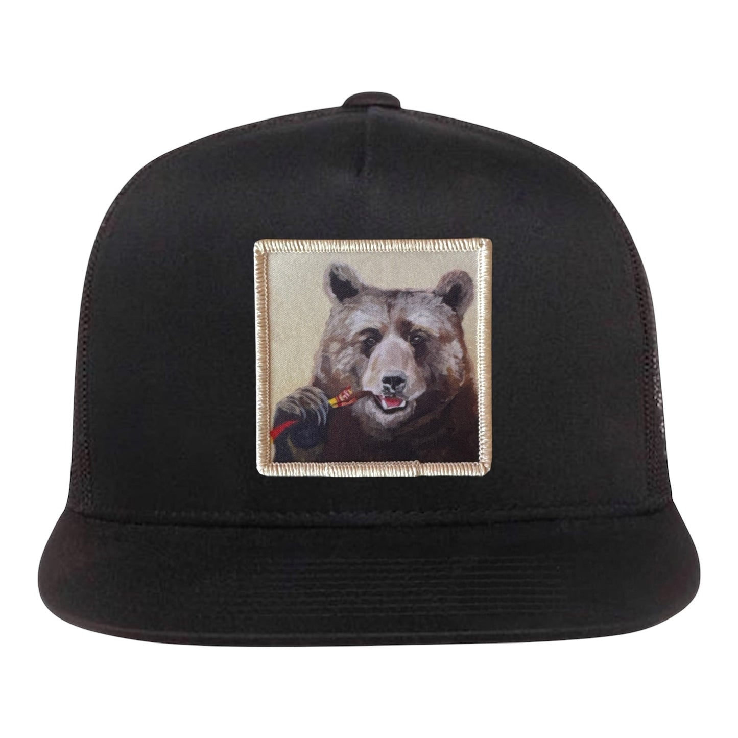 Black 5 Panel FlynHats Slim Jimmy