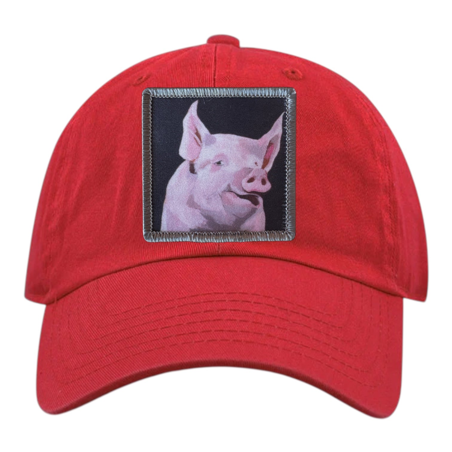 Youth Soft Red Hat Hats FlynHats Pig