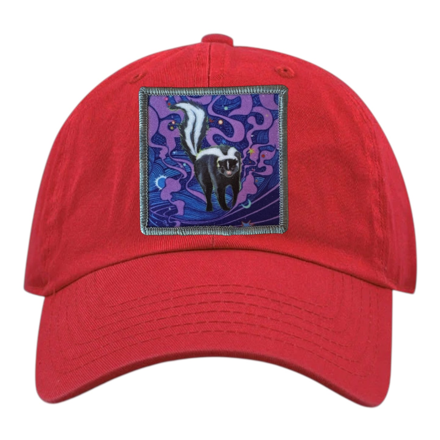 Youth Soft Red Hat Hats FlynHats Skunky Haze