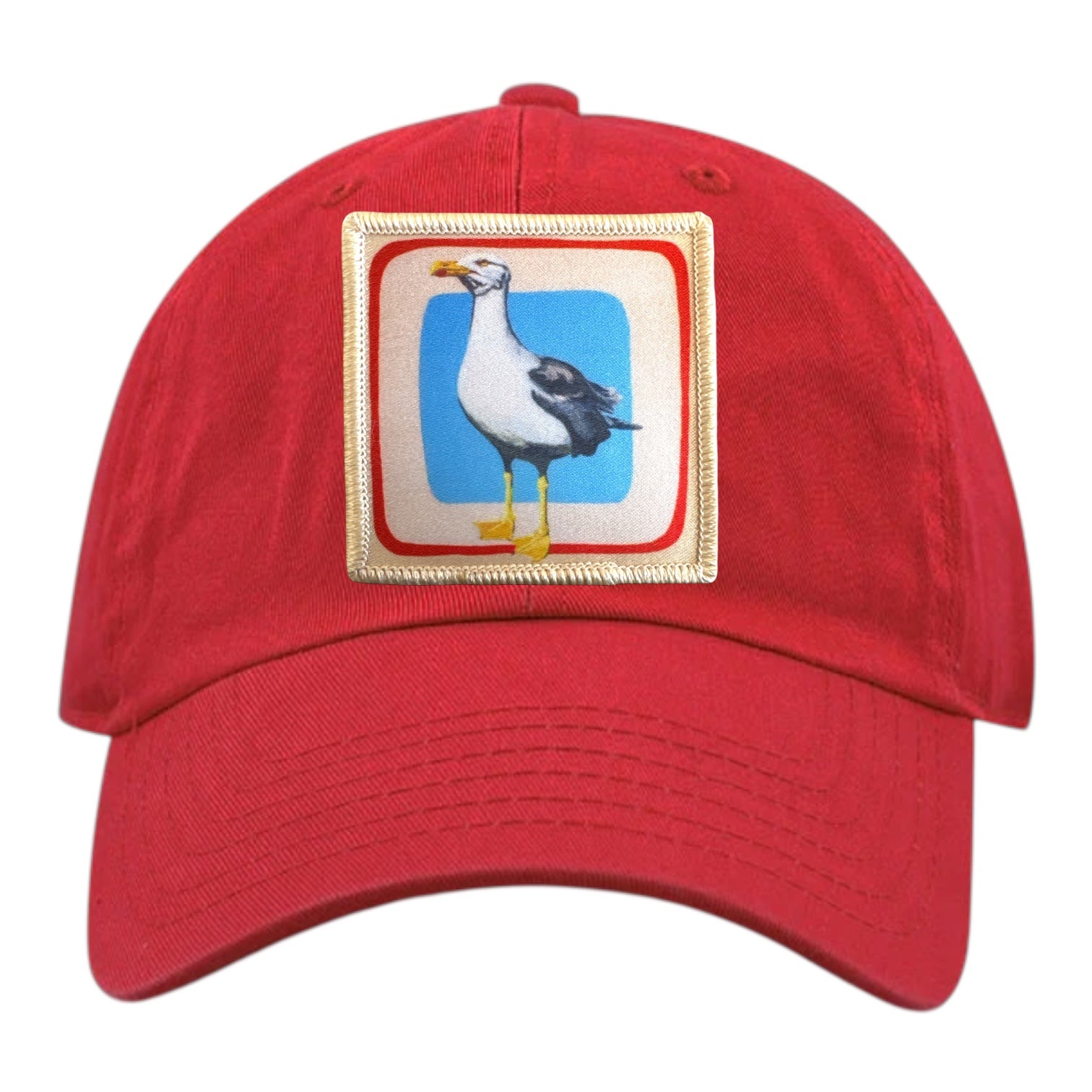 Youth Soft Red Hat Hats FlynHats Standing Seagull