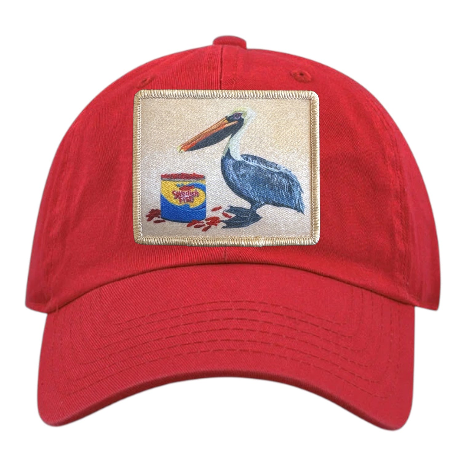 Youth Soft Red Hat Hats FlynHats Gone Fishin'