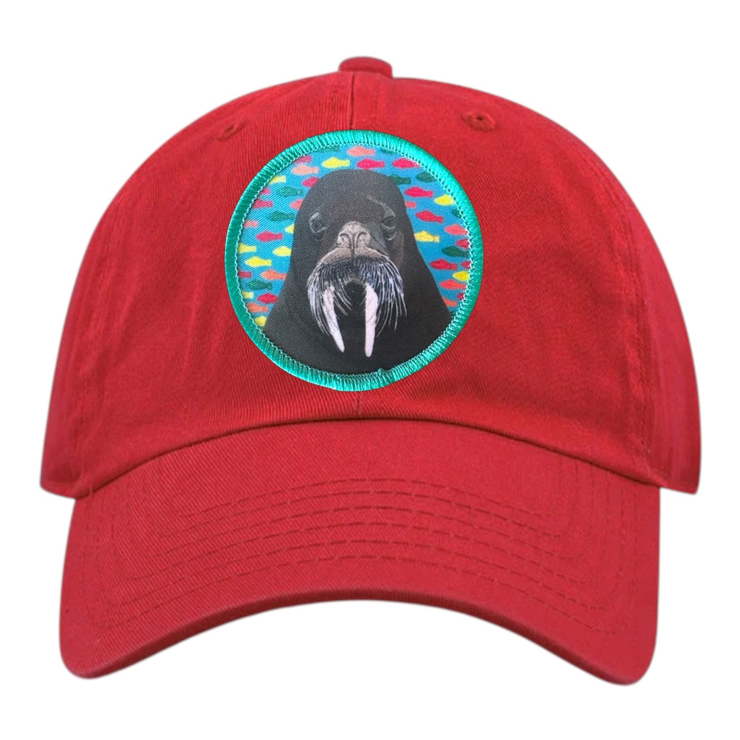 Youth Soft Red Hat Hats FlynHats Walrus