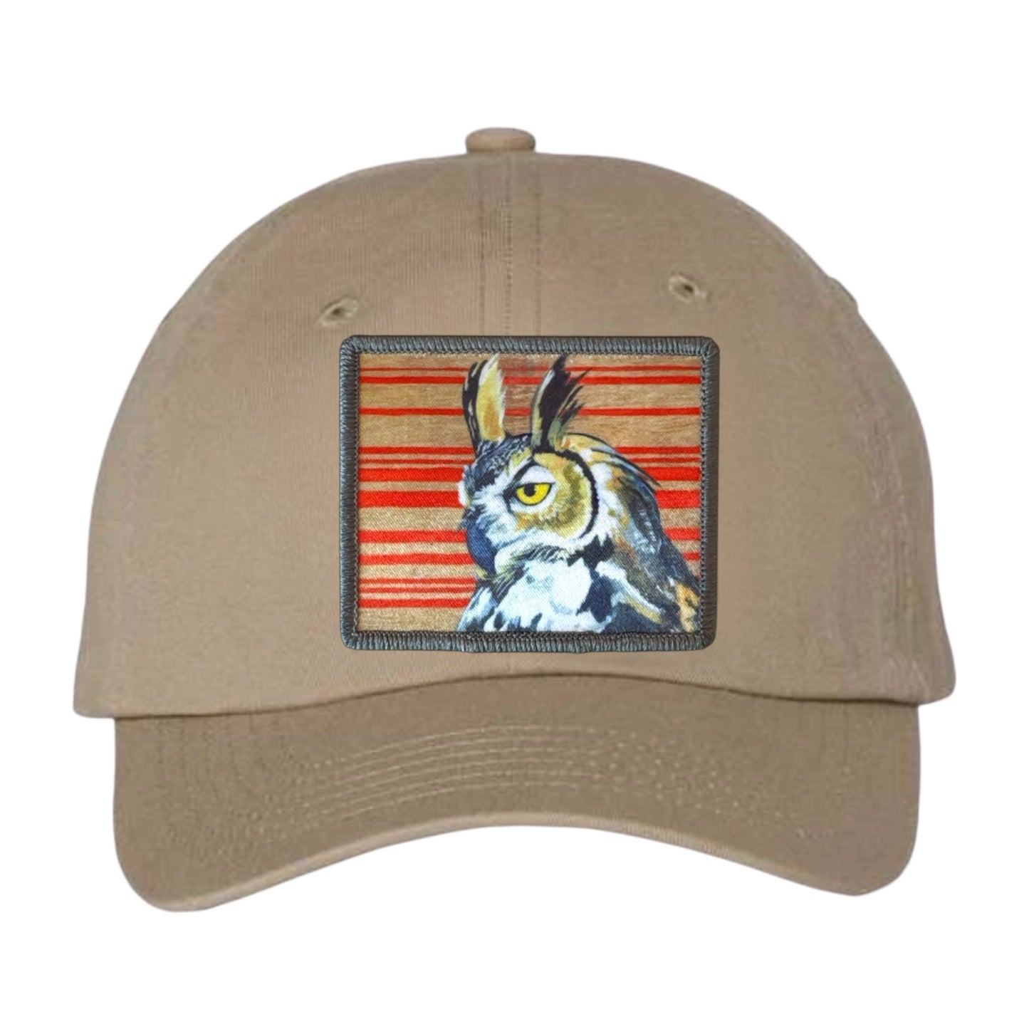 Youth soft Tan Hat Hats FlynHats Red Gaia Owl