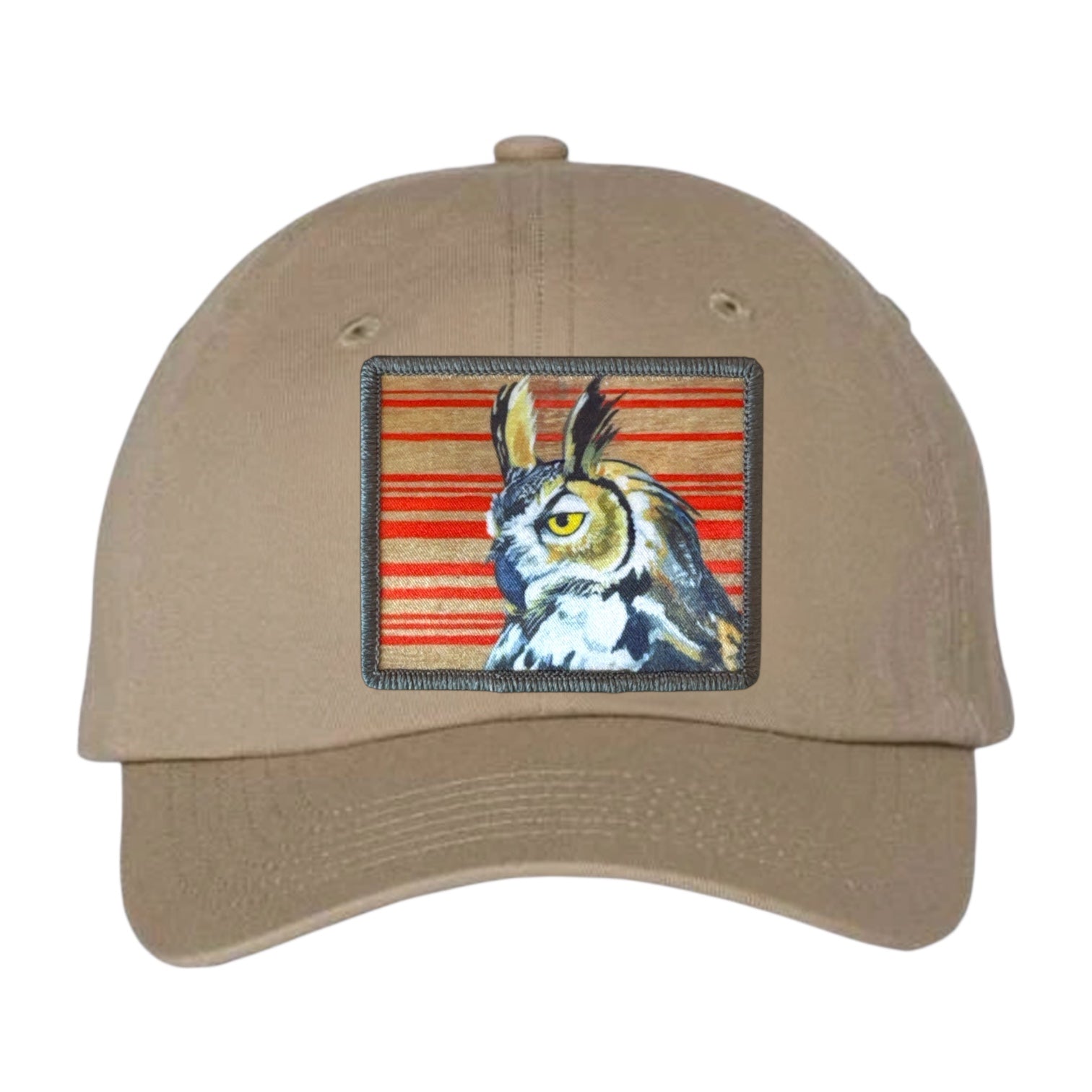 Youth soft Tan Hat Hats FlynHats Red Gaia Owl