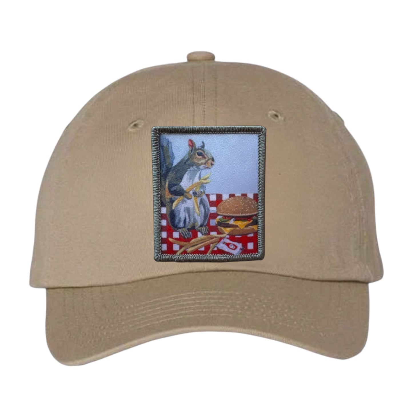 Youth soft Tan Hat Hats FlynHats Squirrel Burger