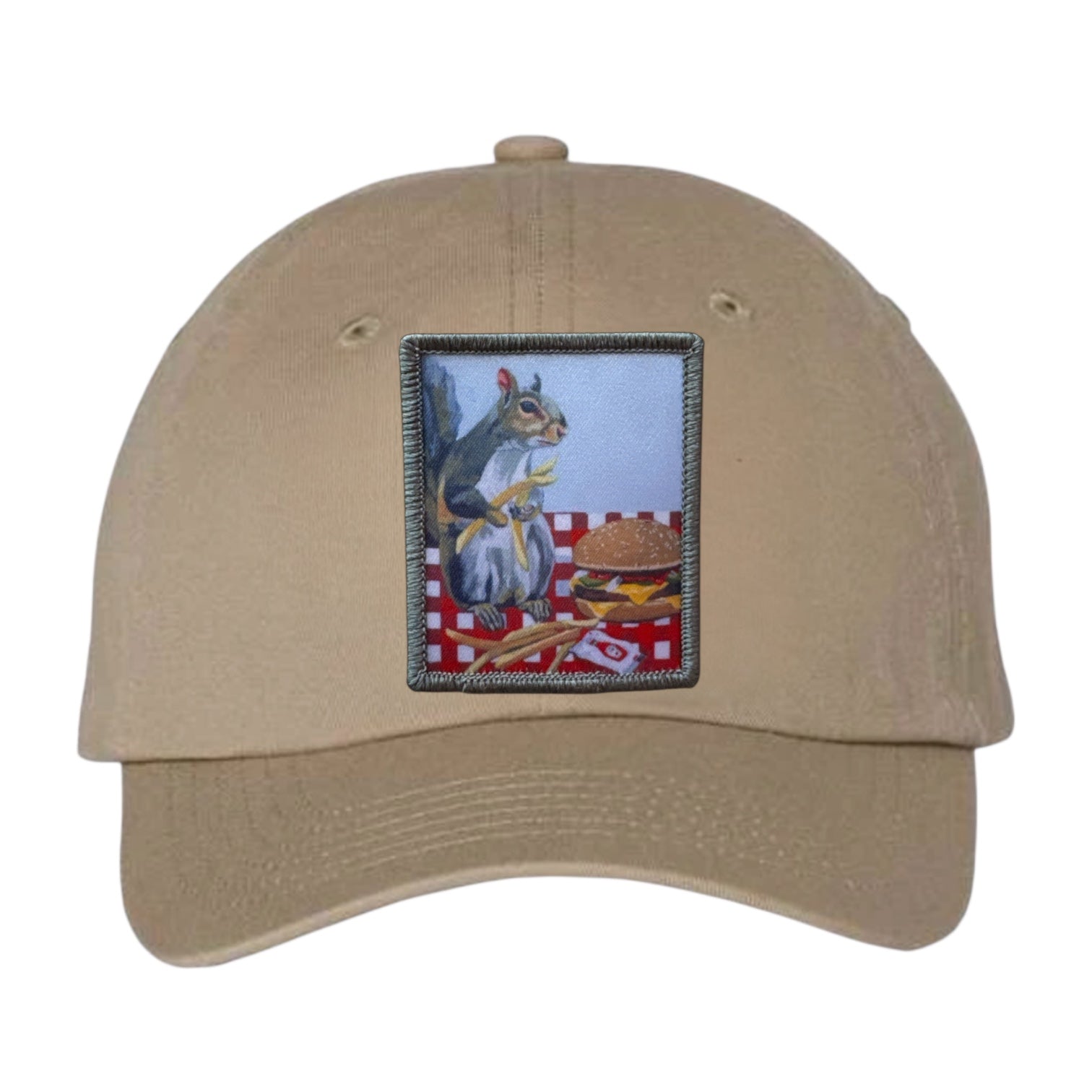 Youth soft Tan Hat Hats FlynHats Squirrel Burger