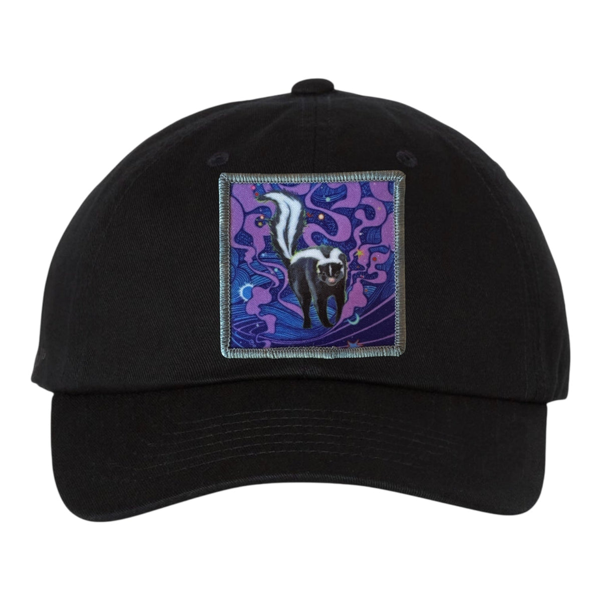 Skunky Haze Dad Hat Hats FlynHats Eco-Washed Black