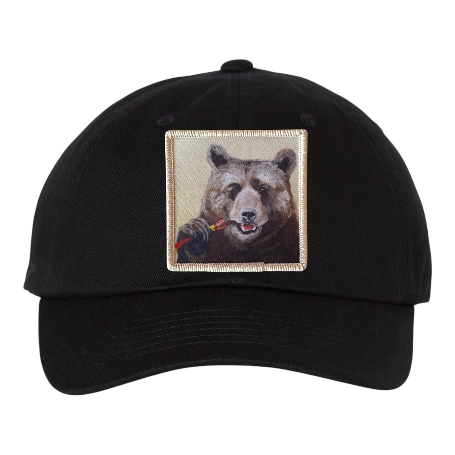 Eco-Washed Black Dad Hat Hats FlynHats Slim Jimmy