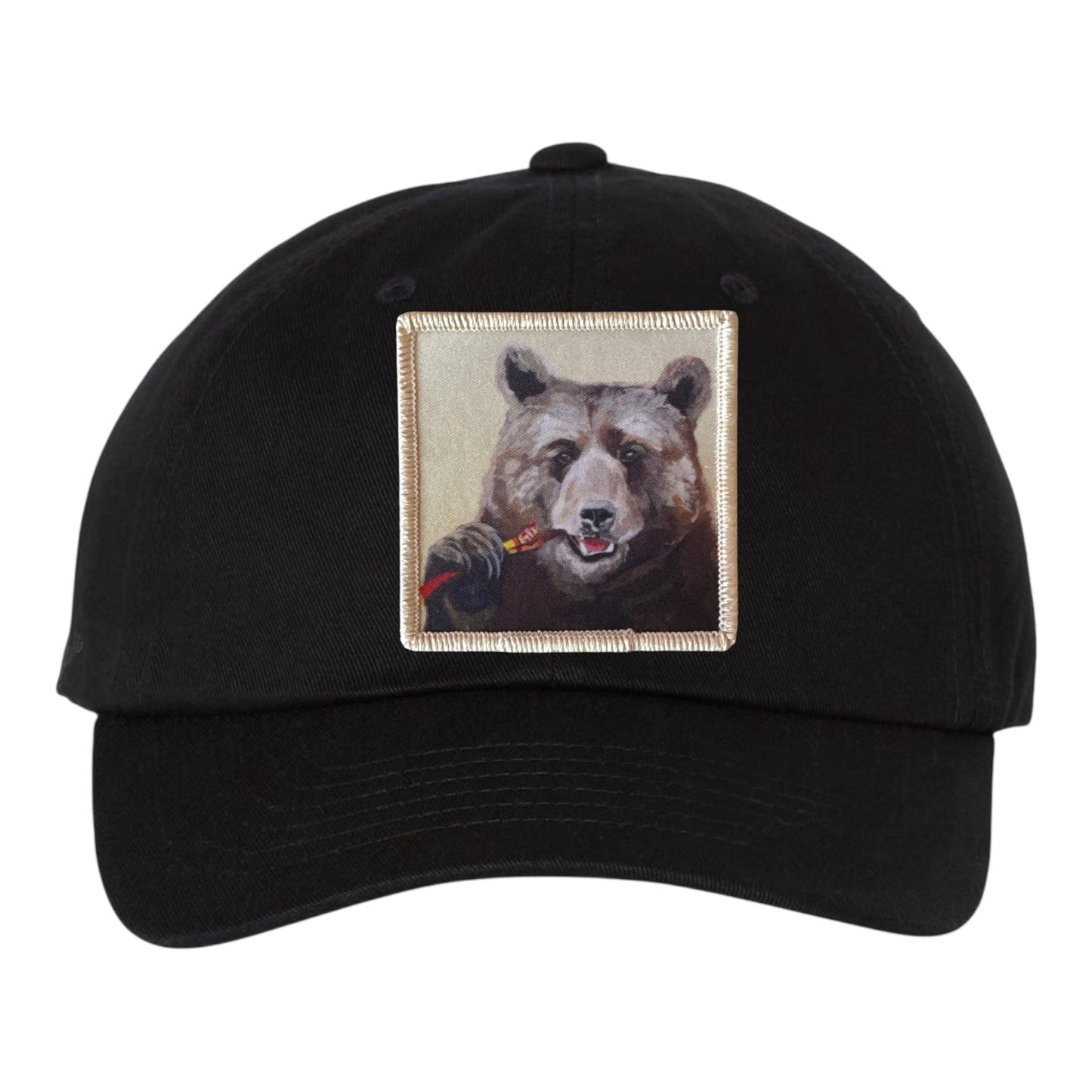 Slim Jim Dad Hat Hats FlynHats Eco-Washed Black