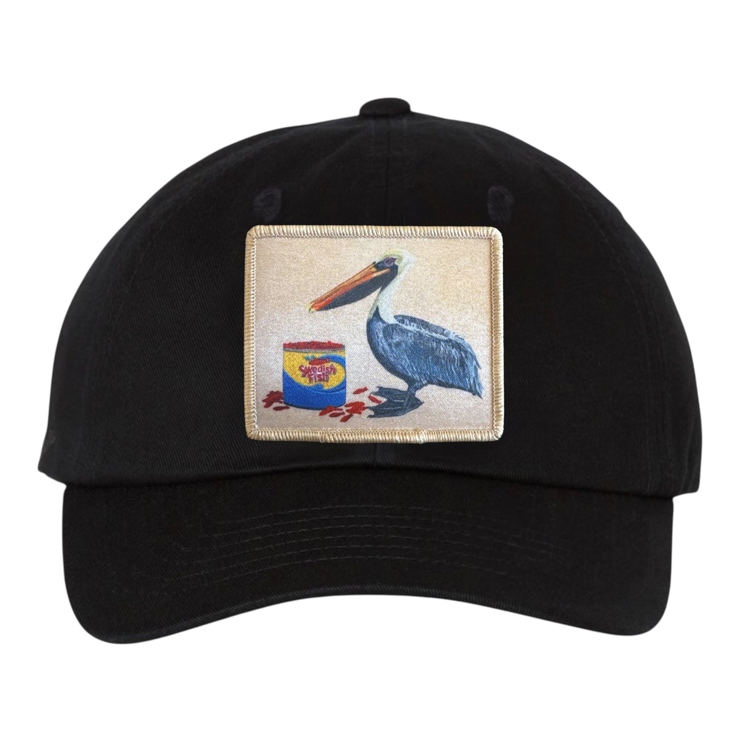 Gone Fishin' Dad Hat Hats FlynHats Eco-Washed Black