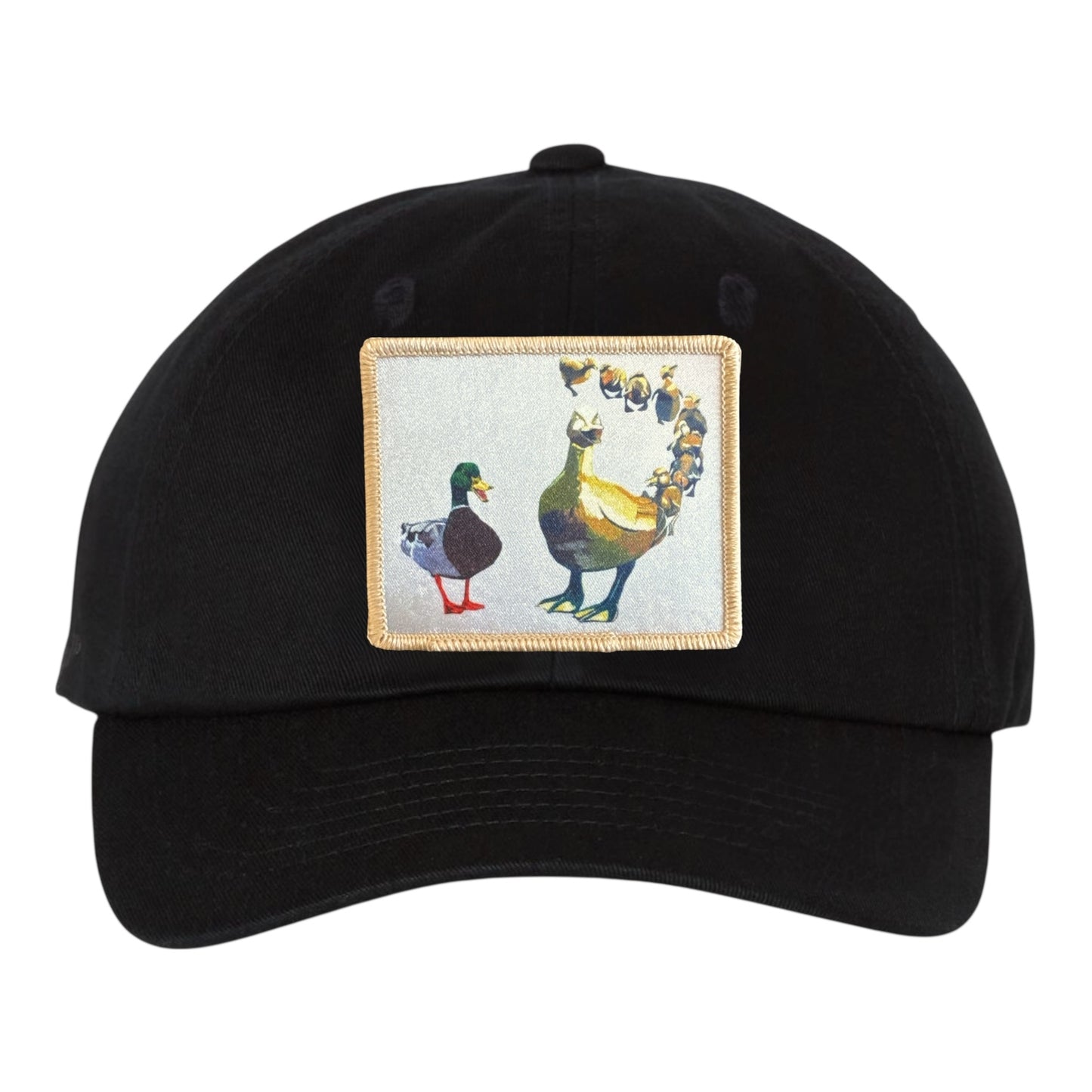 Eco-Washed Black Dad Hat