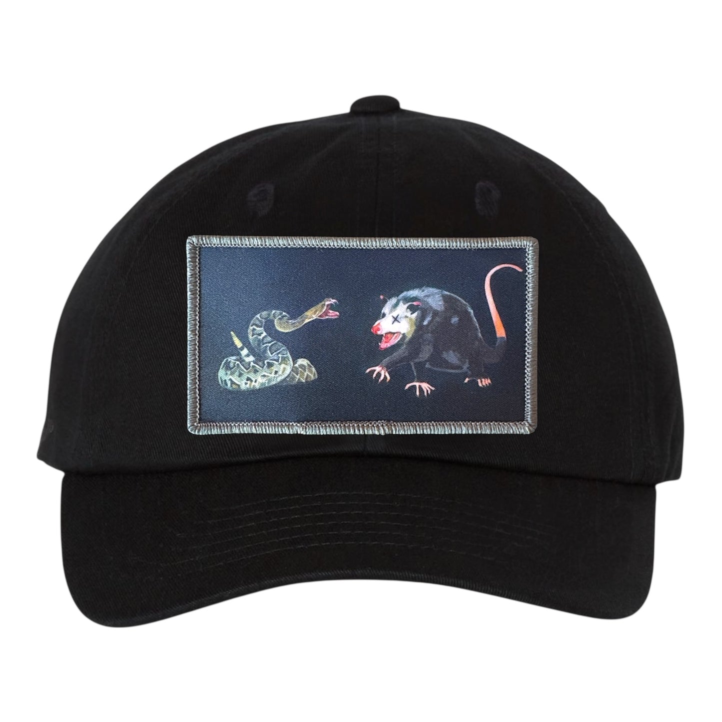 Eco-Washed Black Dad Hat