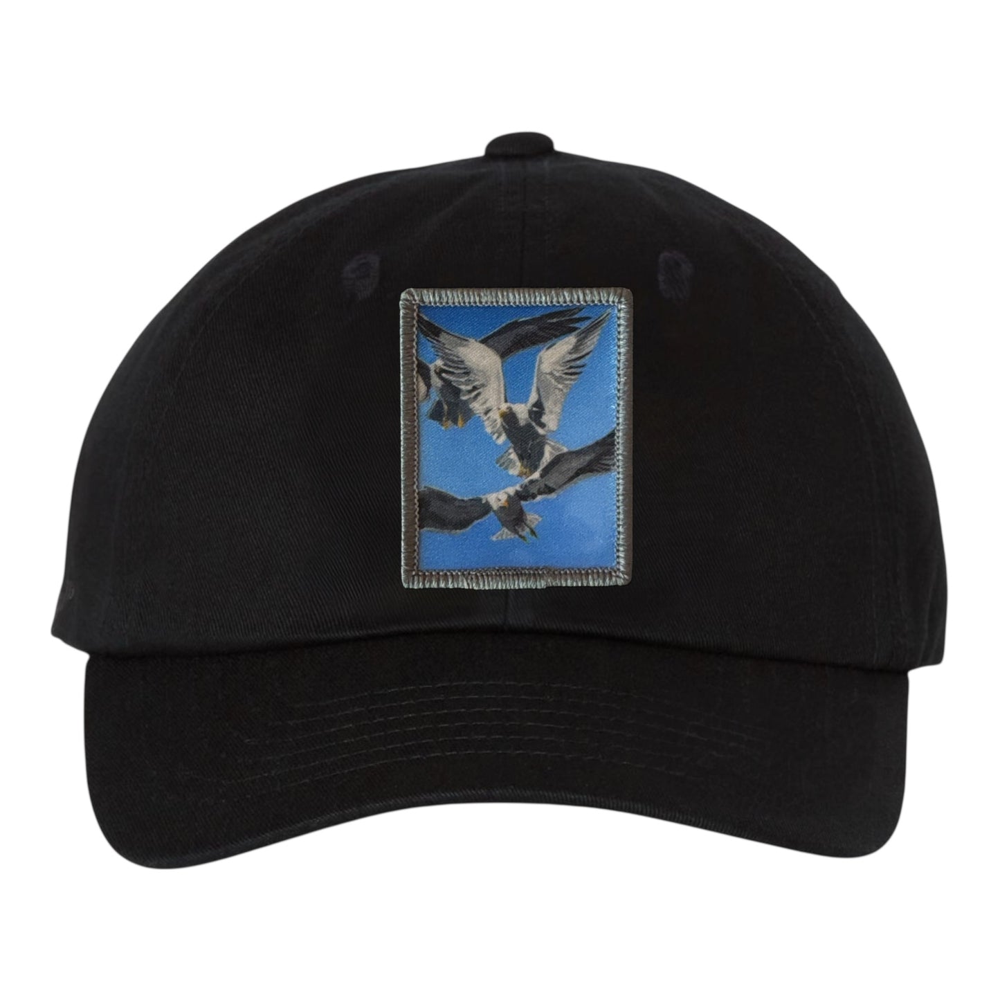 Eco-Washed Black Dad Hat