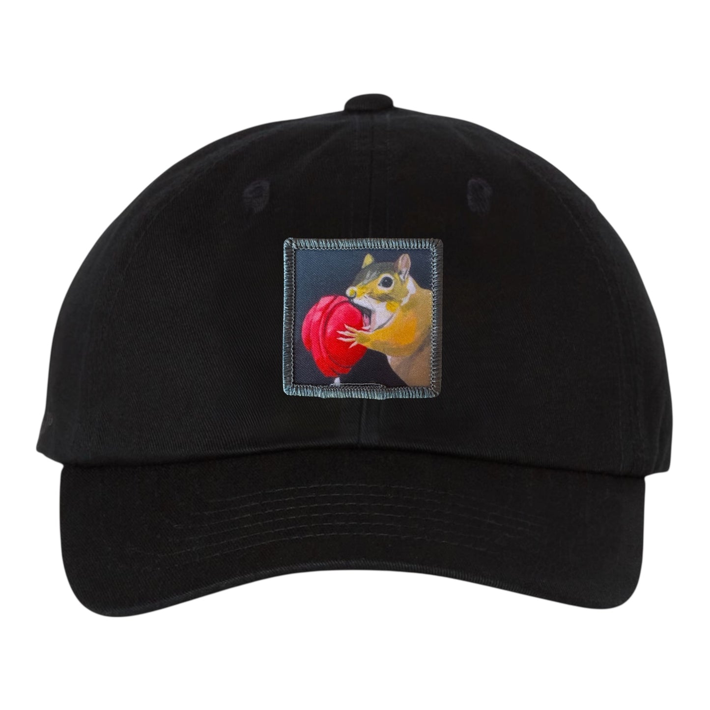 Eco-Washed Black Dad Hat Hats FlynHats Lolly