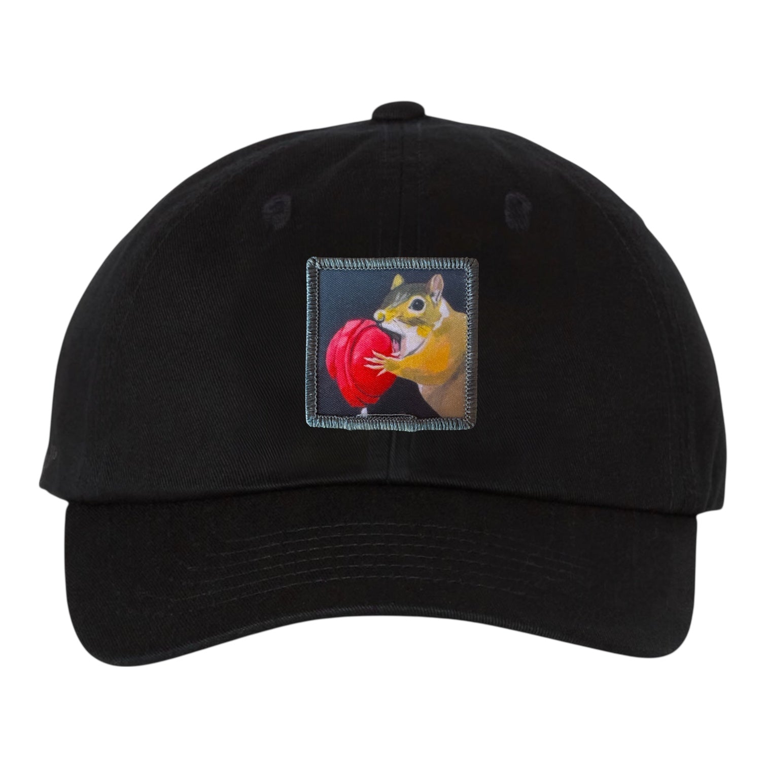 Eco-Washed Black Dad Hat Hats FlynHats Lolly