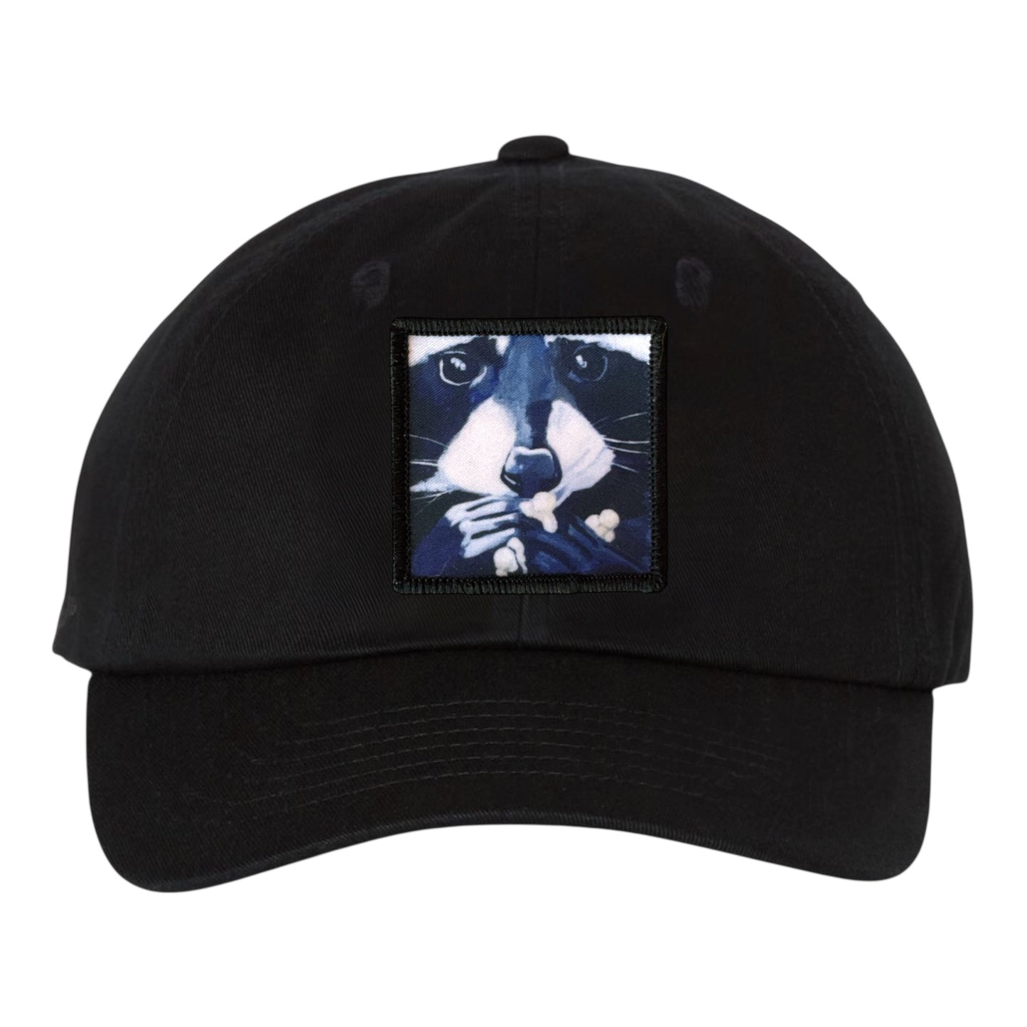 Eco-Washed Black Dad Hat