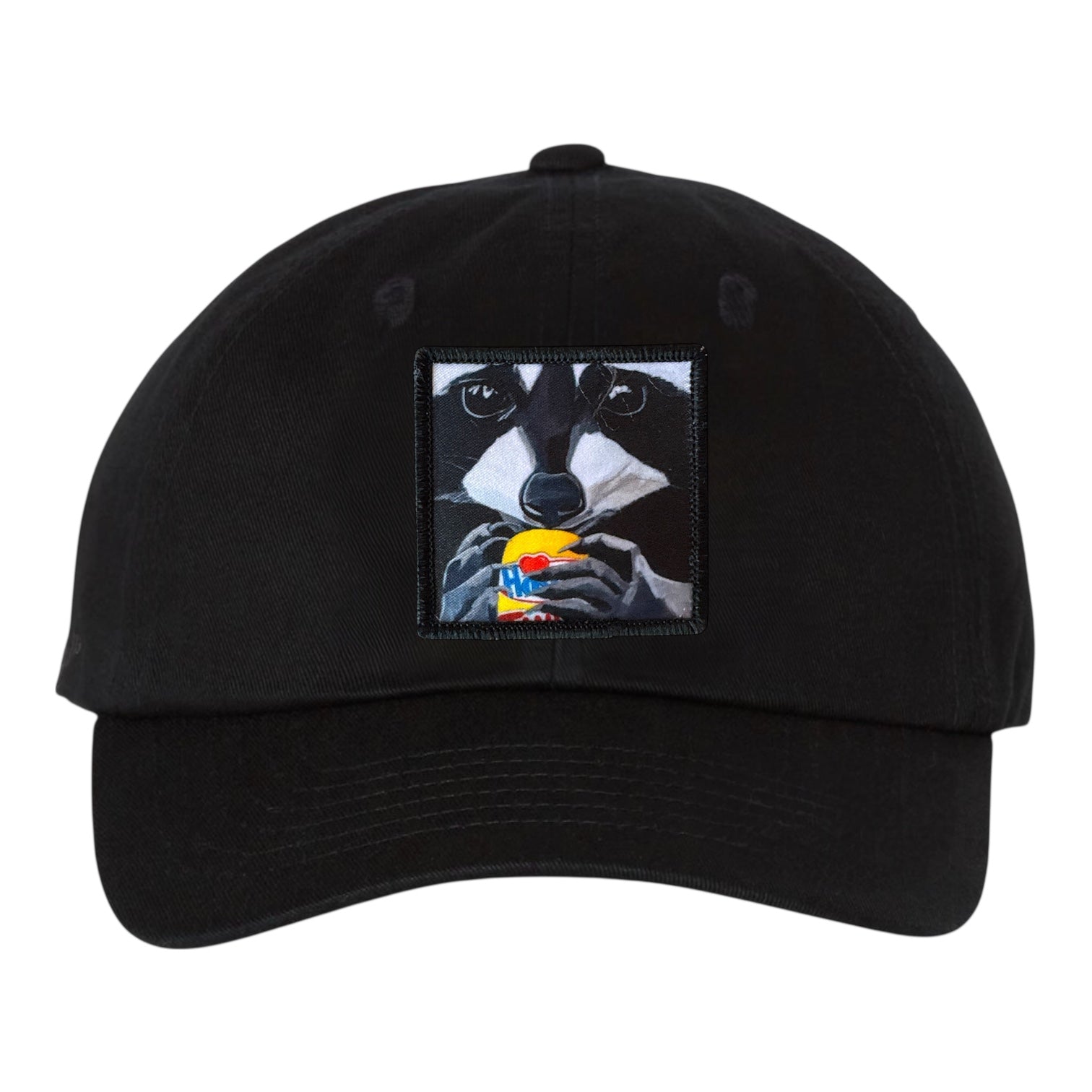 Eco-Washed Black Dad Hat Hats FlynHats The Snack Kid