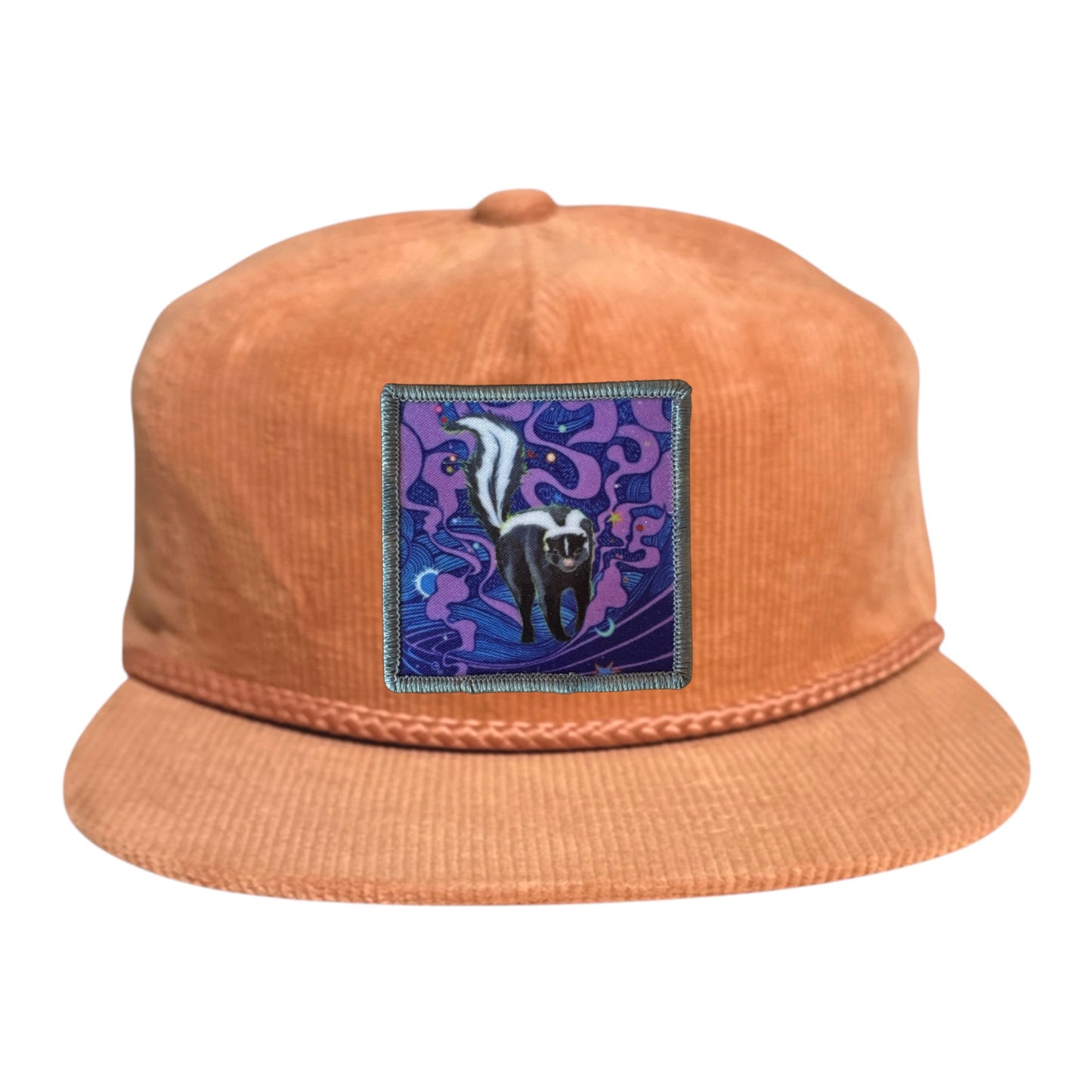 Peach Corduroy Rope Hat